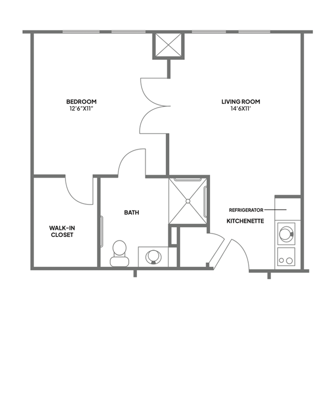 Juniper apartment layout.