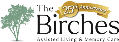 Birches 25th Logo