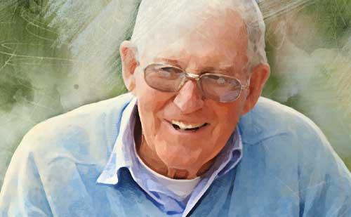 Photo of an elderly man